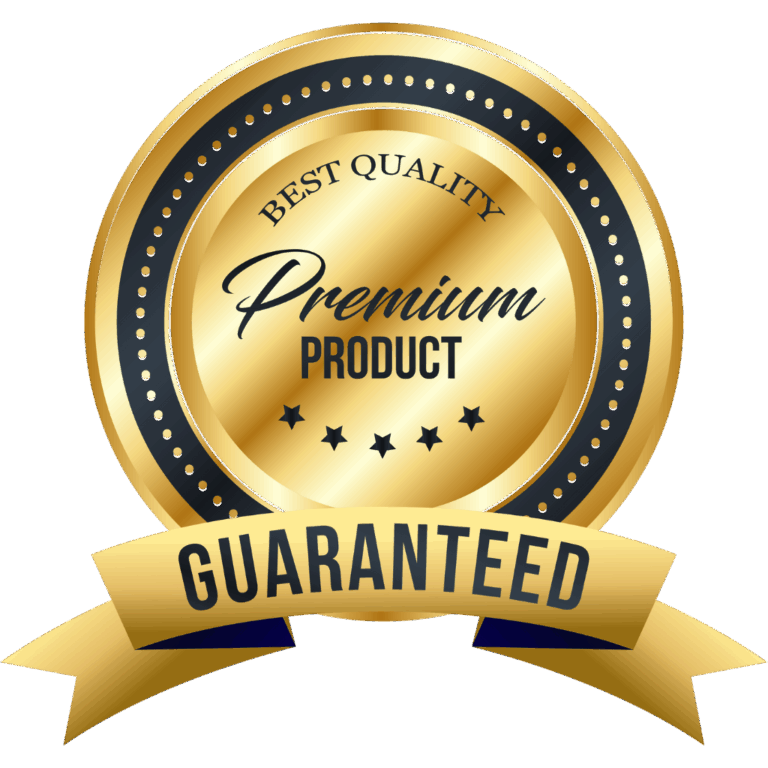Premium quality guaranteed badge