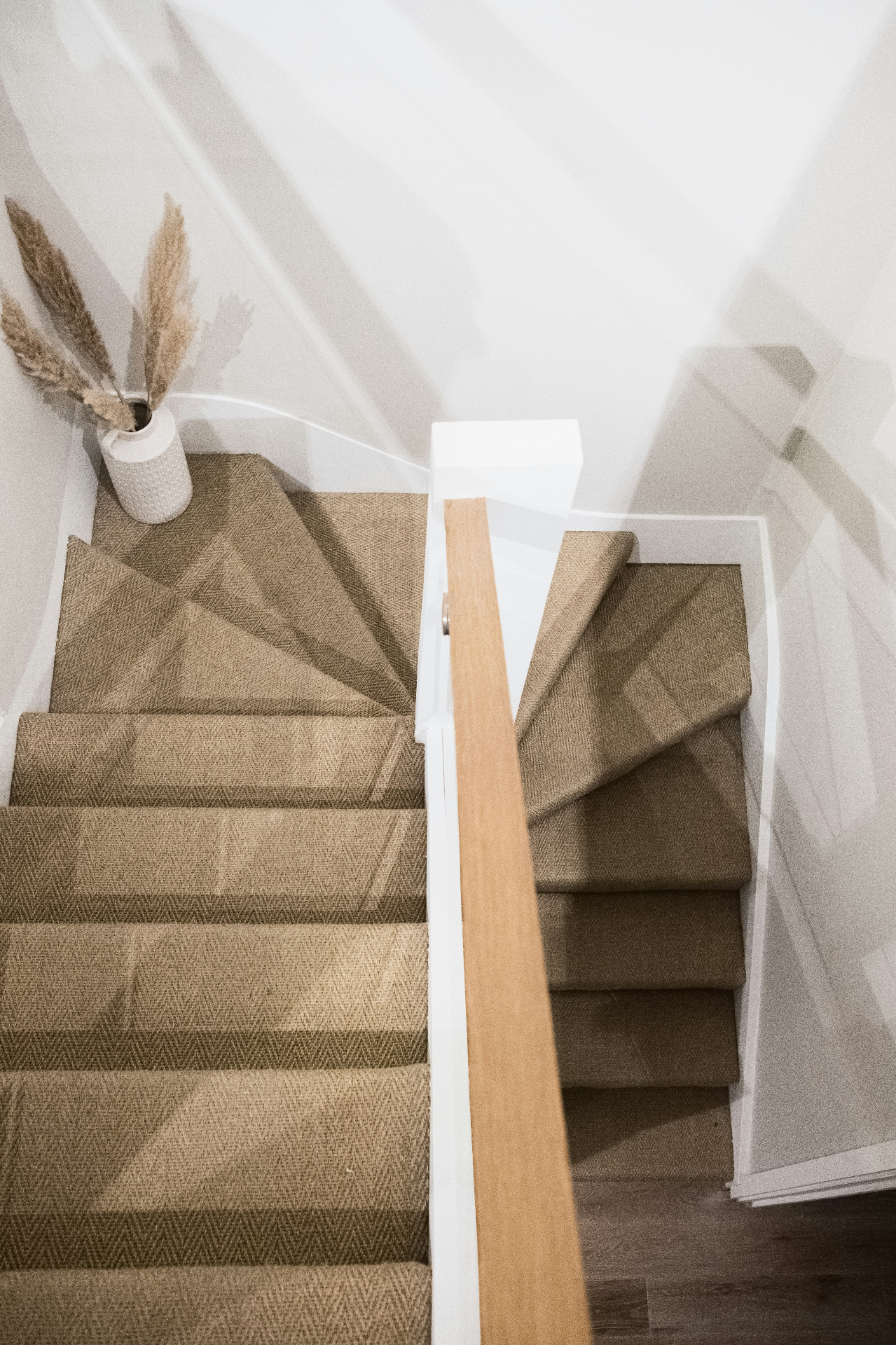 How we carpet a staircase
