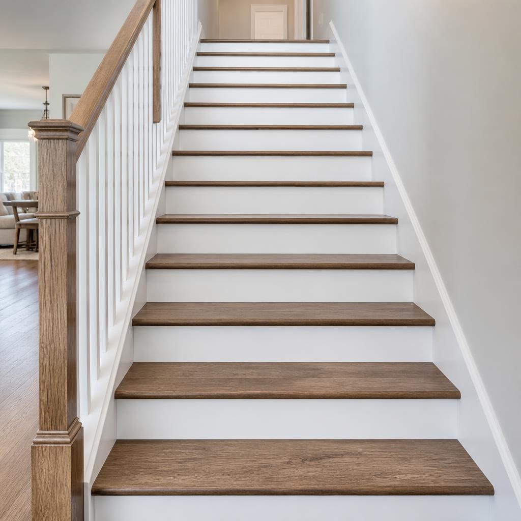 Stair-tough laminate, installed to last through Brevard County traffic